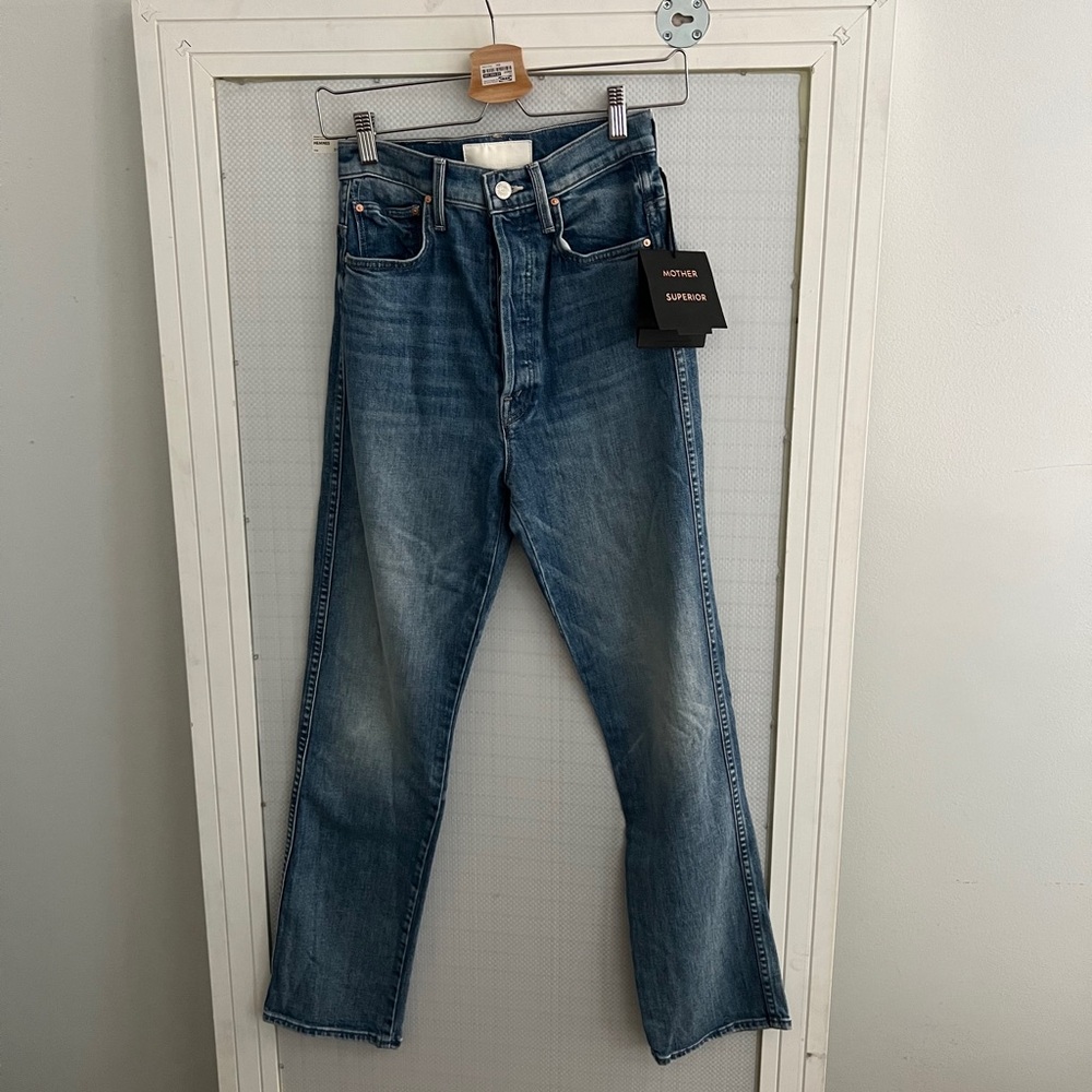 Mother Denim Straight Leg Jeans